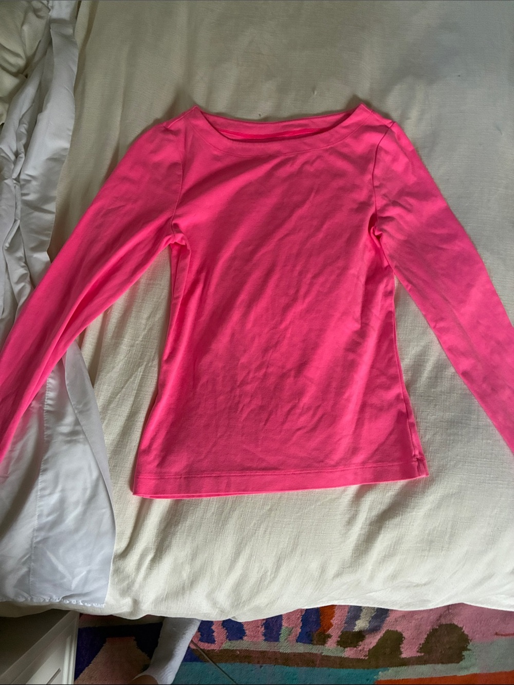 Lilly Pulitzer Neon Pink Long Sleeve Tee